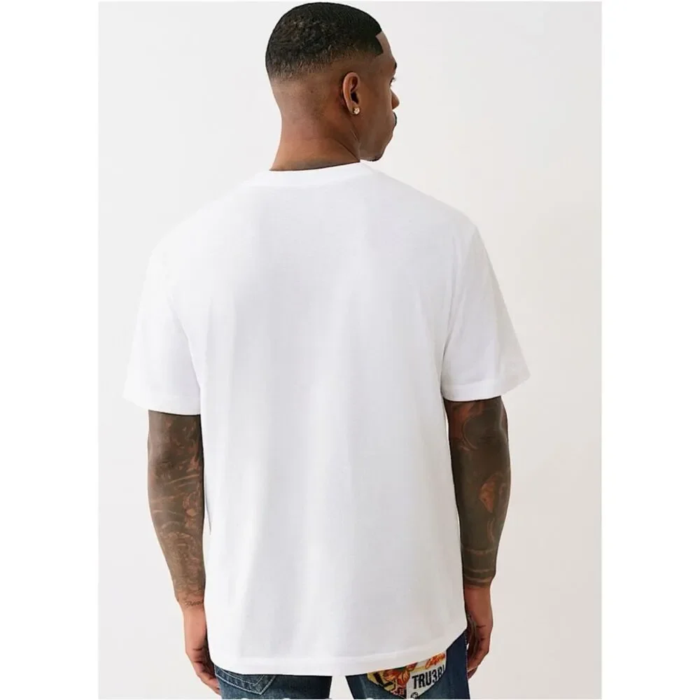 True Religion Registered Horseshoe Beach Tee in Optic White Size XXXL ~ NWT